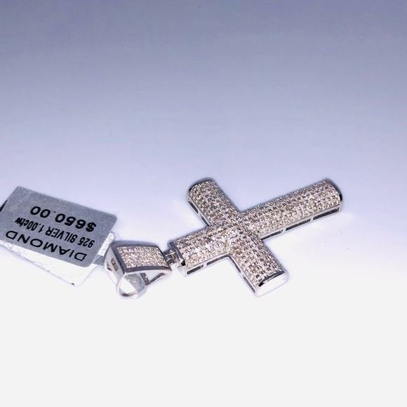 White gold vermeil genuine natural 1 ct certified diamonds Not CZ Not Fake SALE! - Picture 6 of 10